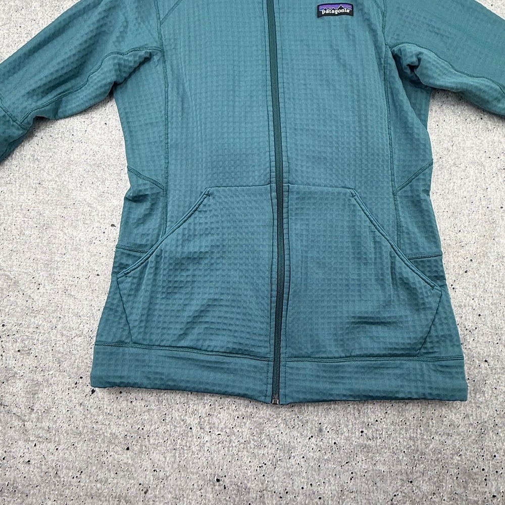 Patagonia Women's Regulator R1 Full-Zip Hoody Jacket Medium Tasmanian Teal - Picture 11 of 12
